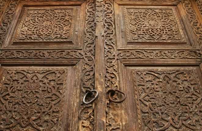 Wood Carving old door
